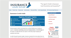 Desktop Screenshot of insuranceleadsguide.com