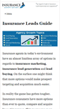 Mobile Screenshot of insuranceleadsguide.com